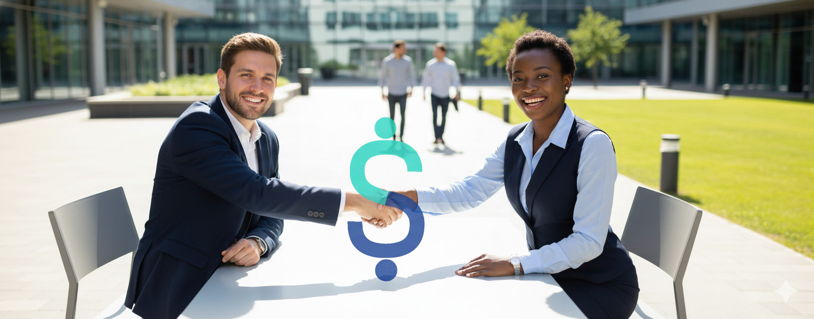 Talent meets opportunity - Professional handshake representing successful recruitment
